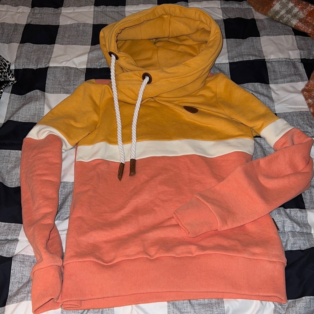 Wanakome Selene color block hoodie small